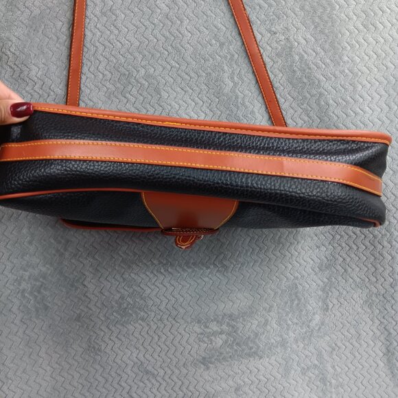 Dooney & Bourke All Weather Leather Pebbled Vintage Briefcase Messenger Bag - Picture 5 of 16